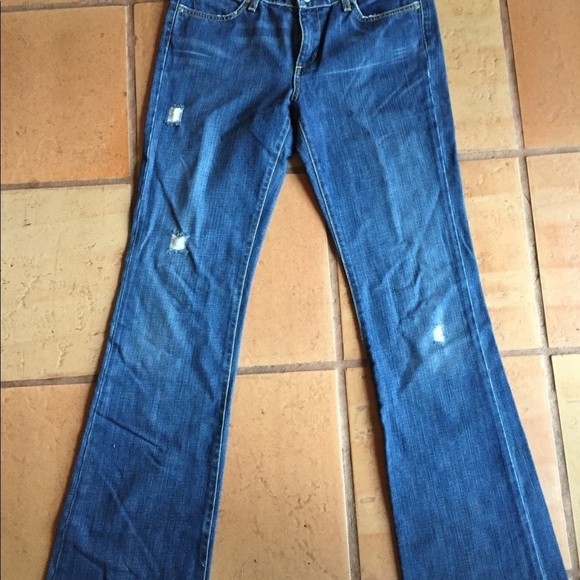 Paper,Denim & Cloth Kellie boot-cut distressed jea - Picture 1 of 5